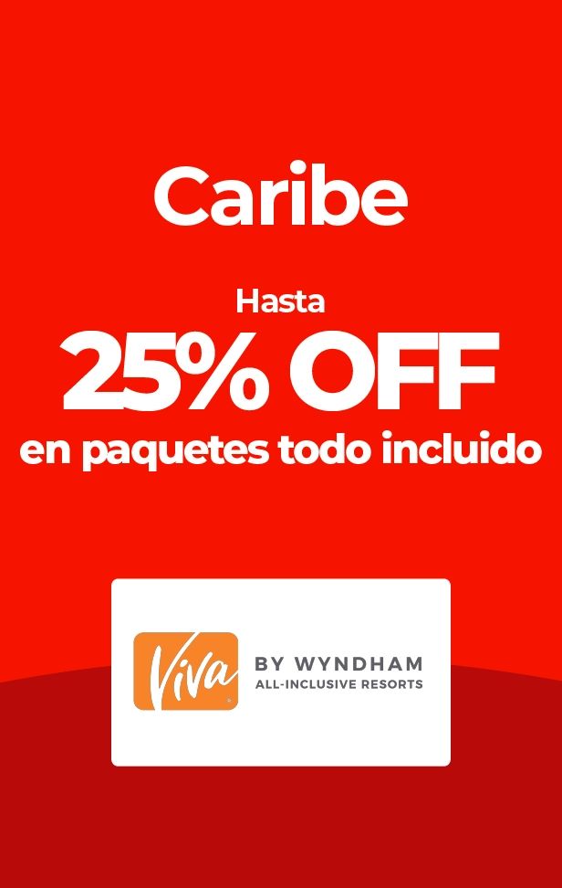 Oferta de Viva by Wyndham: 25% de descuento en paquetes todo incluido al Caribe.