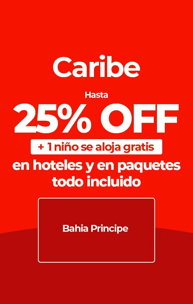 Promoción del Caribe: hasta 25% de descuento y niño gratis en hoteles Bahia Principe.
