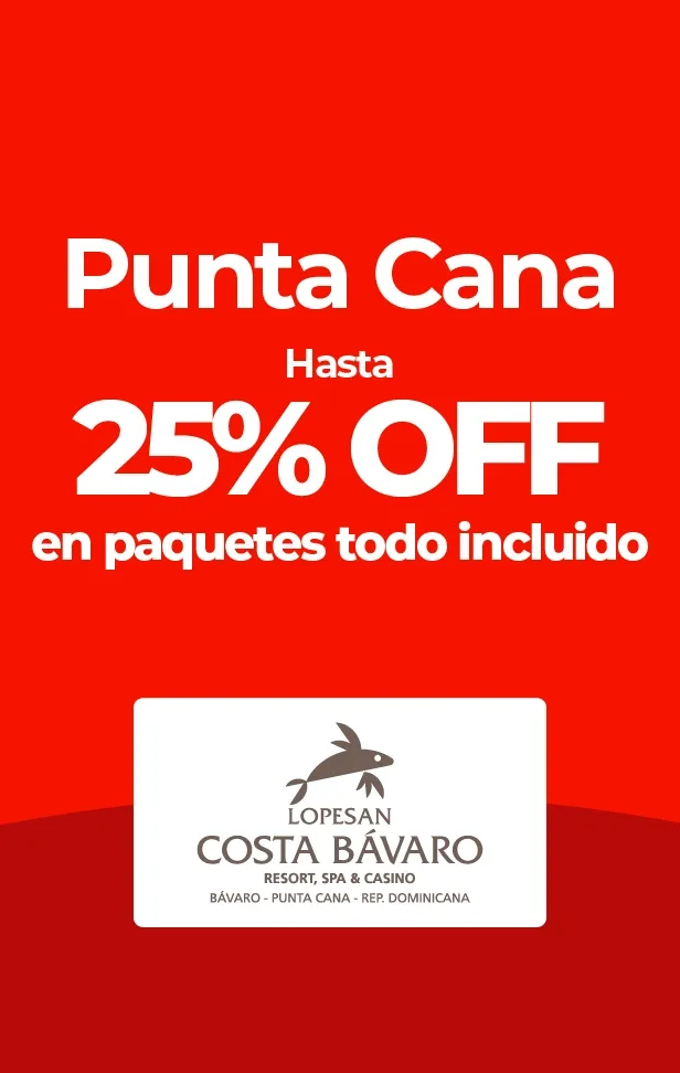 Punta Cana: 25% de descuento en paquetes todo incluido en Lopesan Costa Bávaro.