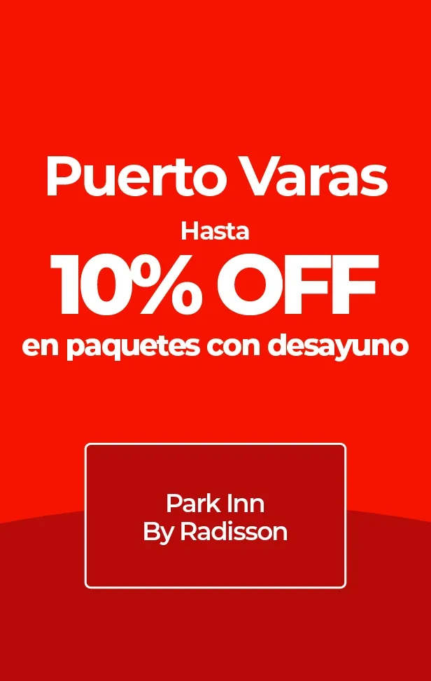 Oferta de 10% de descuento en Park Inn By Radisson Puerto Varas con desayuno.