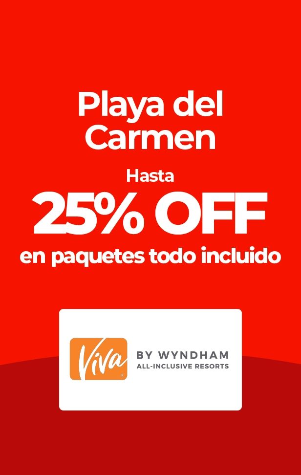 Playa del Carmen: 25% de descuento en paquetes todo incluido de Viva Wyndham.