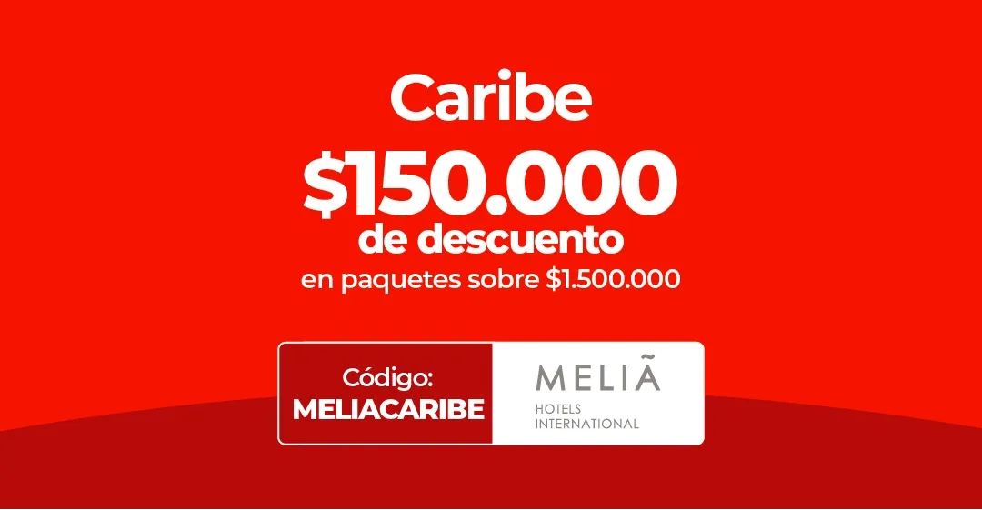 Meliá Hotels International ofrece $150.000 de descuento en paquetes Caribe.