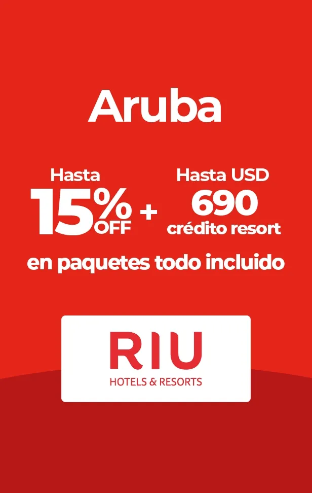 Aruba: ofertas de paquetes todo incluido con RIU Hotels & Resorts.