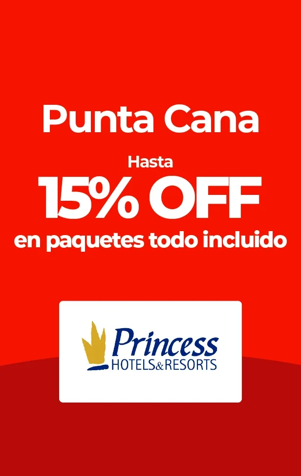 Princess Hotels & Resorts ofrece 15% de descuento en paquetes todo incluido a Punta Cana.