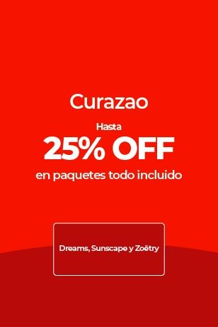 Curazao anuncia hasta 25% de descuento en paquetes todo incluido Dreams, Sunscape y Zoëtry.